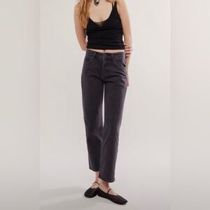 Lee Women's Dark Gray Straight Leg Jeans